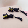 Yellow Eyes Cat Earrings - airstuff
