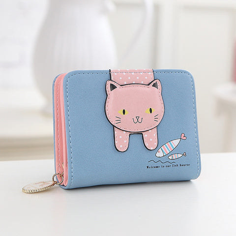 Cat wallet zipper - airstuff