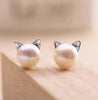 Cute Cat Earring 925 Sterling Silver - airstuff