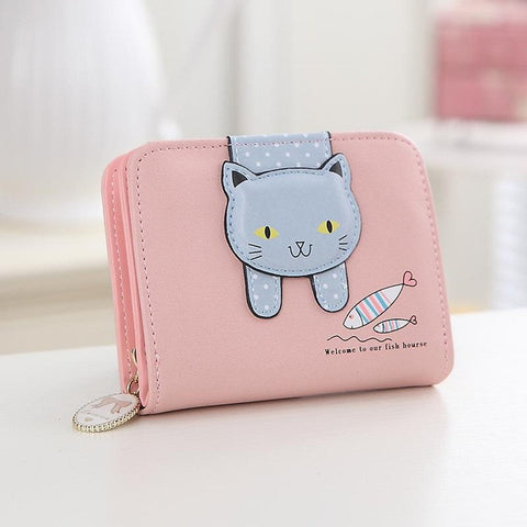 Cat wallet zipper - airstuff