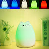 Cute Cat Color Changing Bedtime Lamp - airstuff