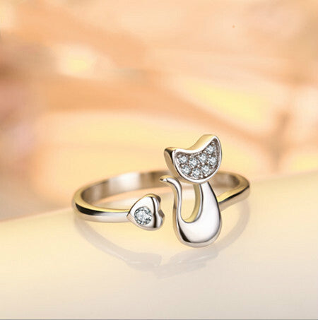 Heart Cat Ring - airstuff