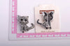 Cute Little Cat Antiqued-Silver Brooch - airstuff
