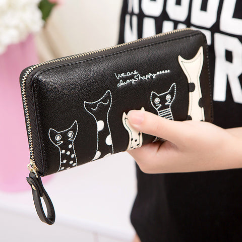 Cartoon Cat Wallet - airstuff