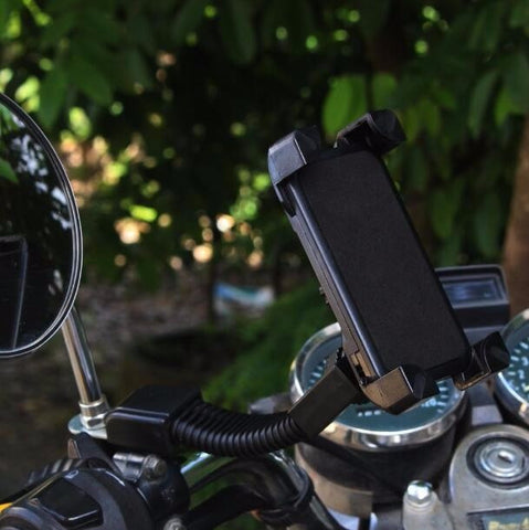 Motorcycle Phone Holder Mount With 360 Degree Rotation - airstuff