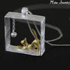 [HOT ] THE HAGING CAT 925 SILVER NECKLACE JEWELRY - airstuff