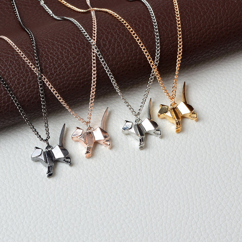 Origami Cat Kitty Necklace - airstuff